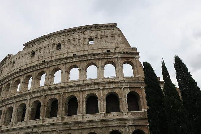 The Colosseum in Rome. Photo by Menachem Wecker.