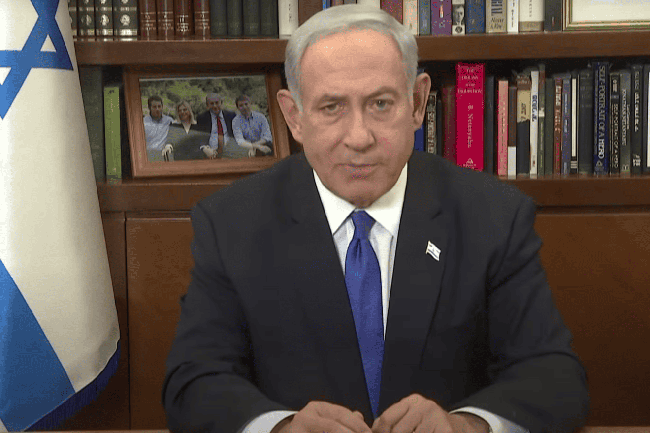 Israeli Prime Minister Benjamin Netanyahu again called for broad agreements on his government's plans, July 24, 2023. Credit: GPO.