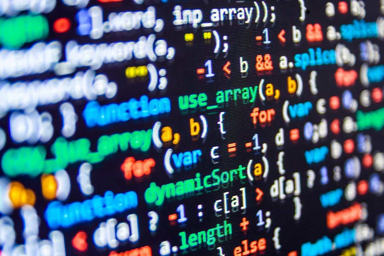 Computer programming code. Source: Shutterstock