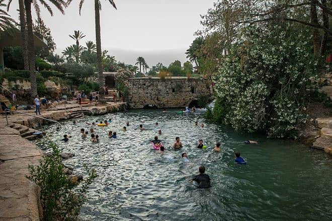 Gan HaShlosha National Park in northern Israel, on May 31, 2019. Photo by Anat Hermony/Flash90.