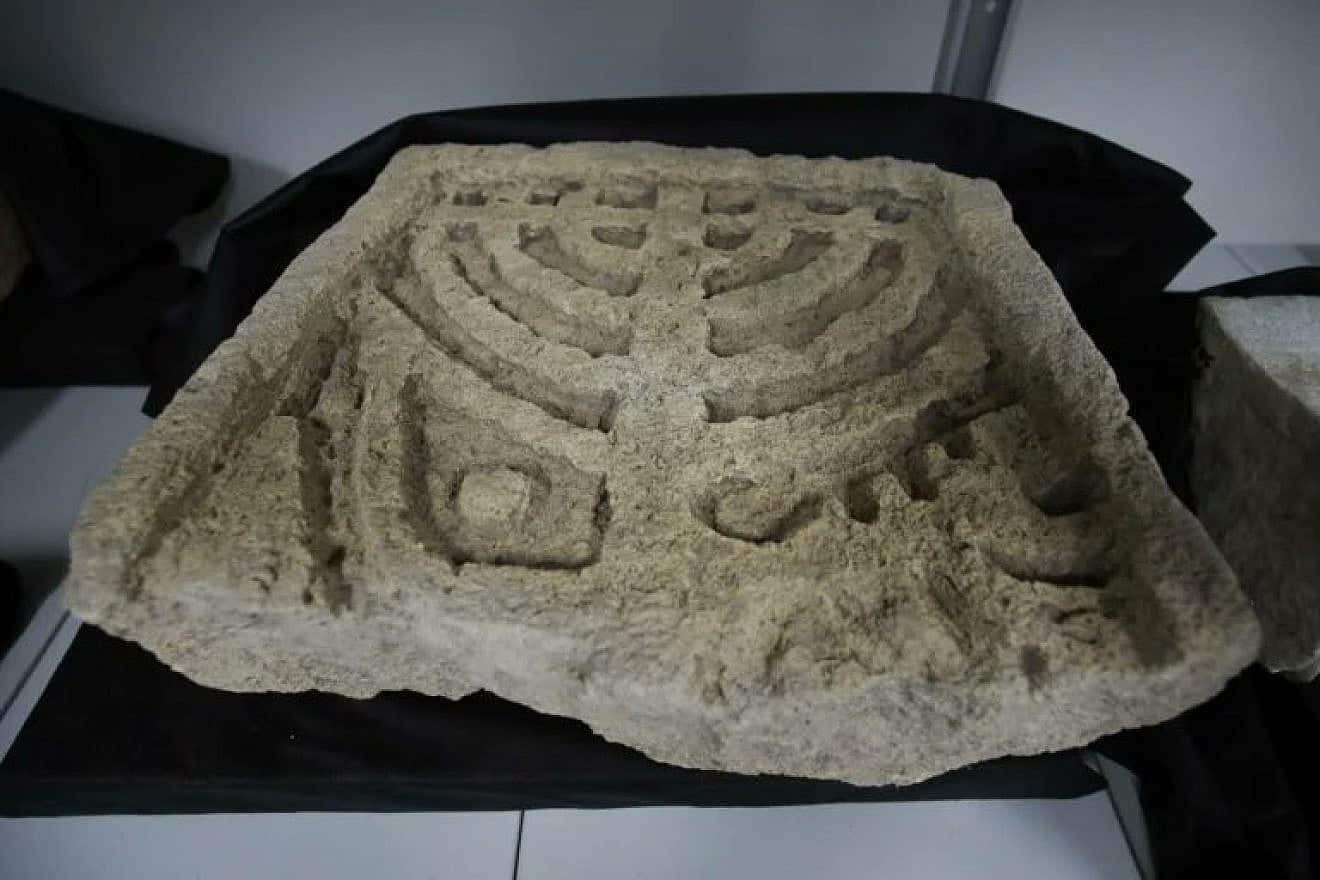A menorah from the Phanagoria synagogue. Credit: Oleg Deripaska Volnoe Delo Foundation.
