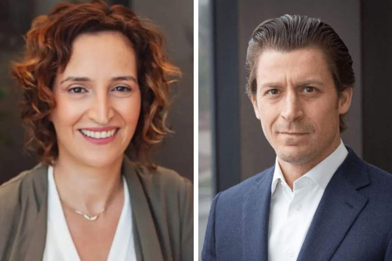 Papaya Global CEO Eynat Guez (left) and Group 11 founding partner Dovi Frances. Source: Papaya Global, Group 11.