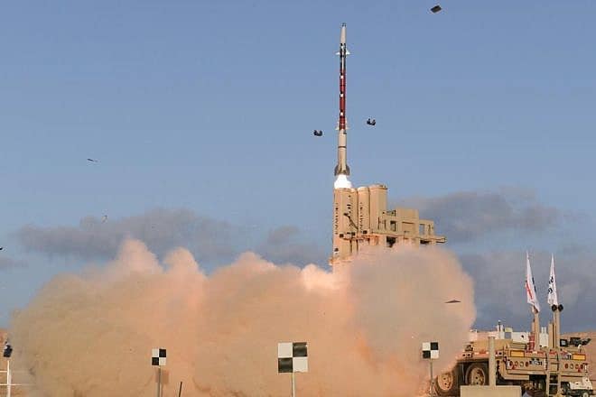 Israel's David's Sling missile-defense system. Photo by Israel Ministry of Defense Spokesperson's Office.