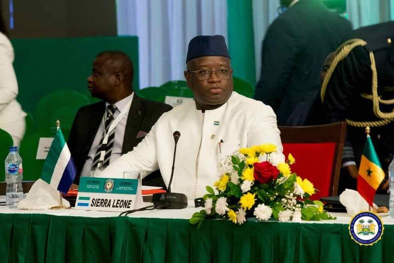 Sierra Leonean President Julius Maada Bio. Credit: Embassy of Sierra Leone in the United States.