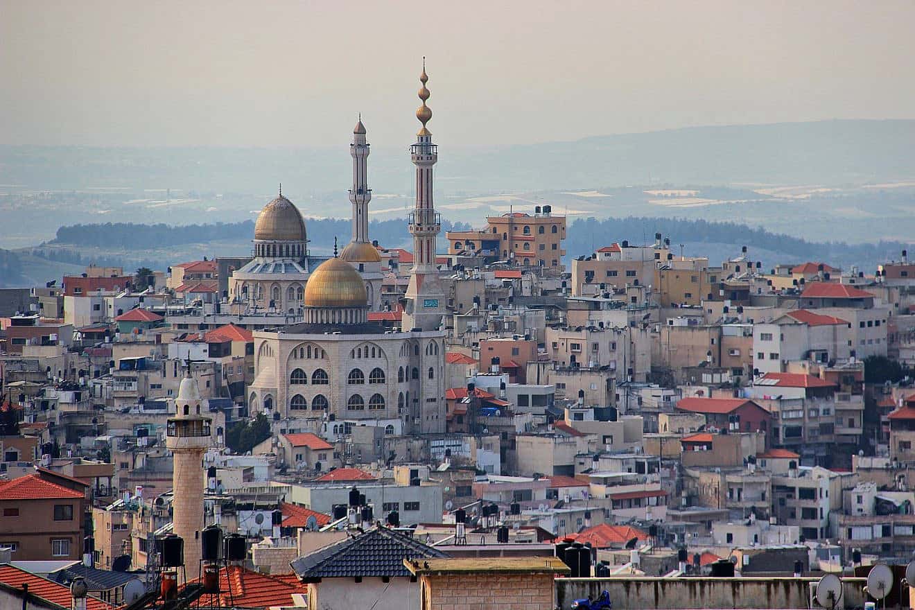The Arab Israeli city of Umm al-Fahm. Source: Wikimedia Commons.