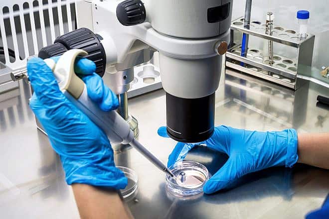 A researcher in a medical lab. Credit: Viacheslav Lopatin/Shutterstock.
