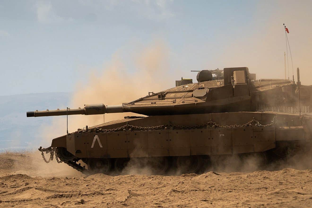 A Merkava Mark V "Barak" main battle tank. Credit: Ministry of Defense Spokesperson’s Office.