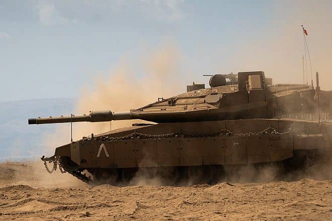 A Merkava Mark V "Barak" main battle tank. Credit: Ministry of Defense Spokesperson’s Office.