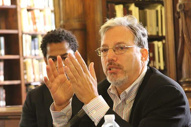 Eric Alterman at 2012 Brooklyn Book Festival in New York City. Credit: editrrix via Wikimedia Commons.