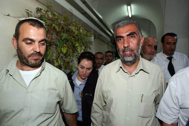 The Islamic Movement in Israel's Kamal Khatib arrives at the Jerusalem Magistrate's Court after police arrested him for provoking riots on the Temple Mount, Oct. 4, 2009. Photo by Matanya Tausig/Flash90.