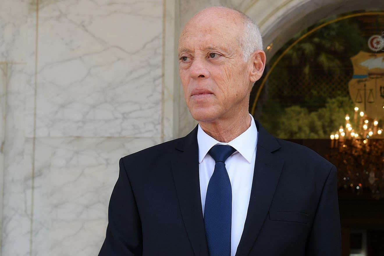 Tunisian President Kais Saied. Credit: Houcemmzoughi via Wikimedia Commons.