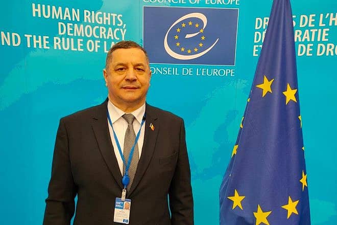 MP Ion Groza, chairman of the Moldovan Israel Allies Caucus. Credit: Courtesy.