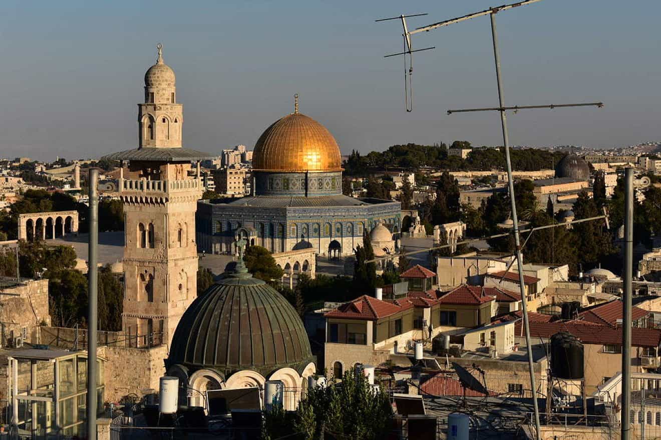 The Temple Mount in the Old City of Jerusalem, Aug. 11, 2019. Photo by Maayan Berrebi/TPS.