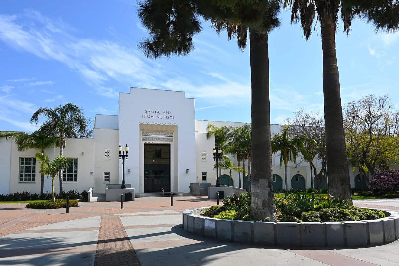 Santa Ana High School, the oldest and largest high school in Orange County, Calif. Credit: Steve Cukrov/Shutterstock.
