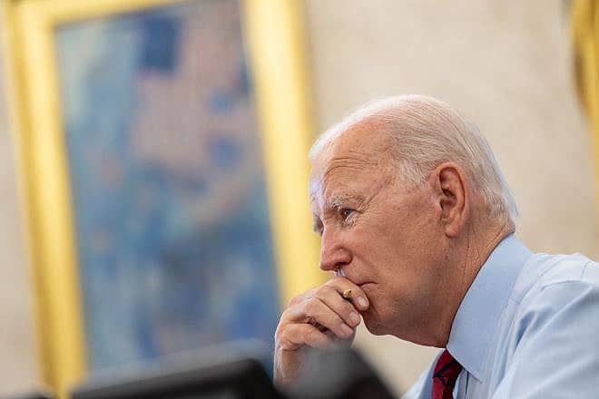 U.S. President Joe Biden meets with senior advisers on Sept. 6, 2023, in the Oval Office. Credit: Adam Schultz/Official White House Photo.