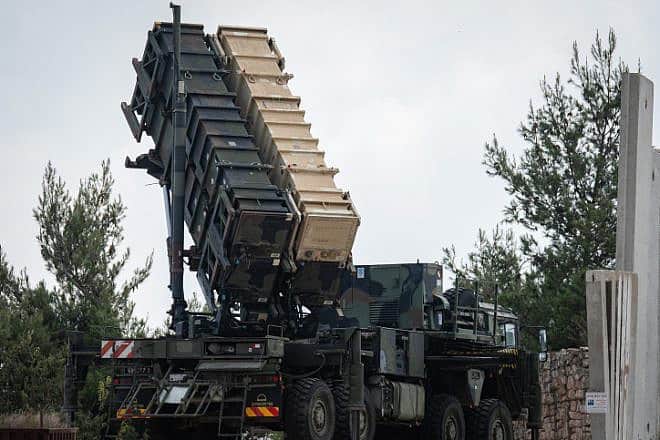 A Patriot missile interceptor battery stationed in northern Israel, Aug. 2, 2018. Photo by Basel Awidat/Flash90.