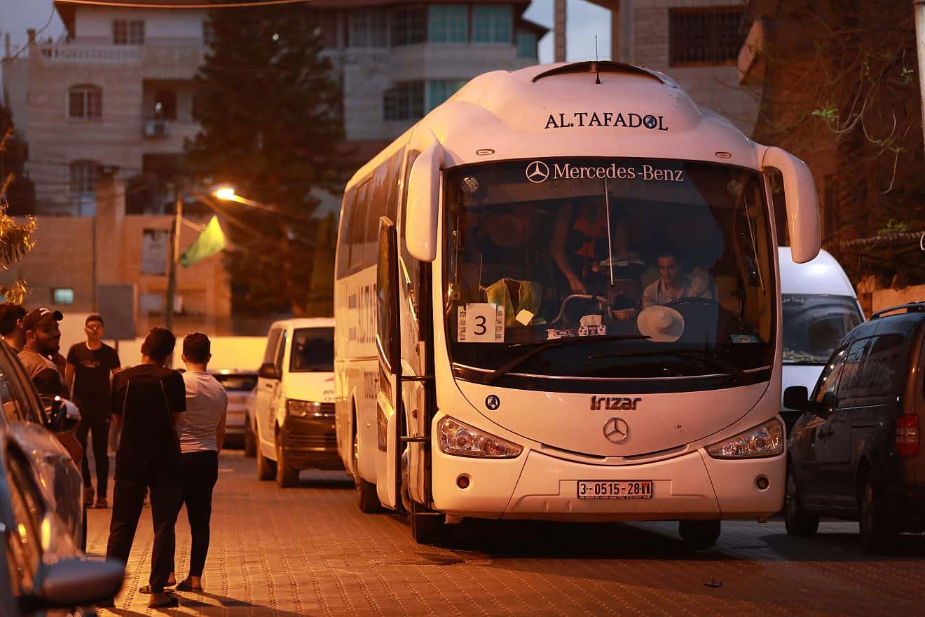Foreign citizens are evacuated from the Gaza Strip during Israel's Operation Shield and Arrow against terrorists there, May 13, 2023. Photo by Majdi Fathi/TPS.