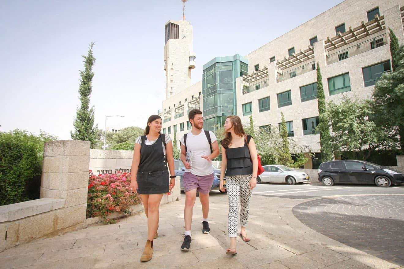 Students at The Hebrew University of Jerusalem Rothberg International School.