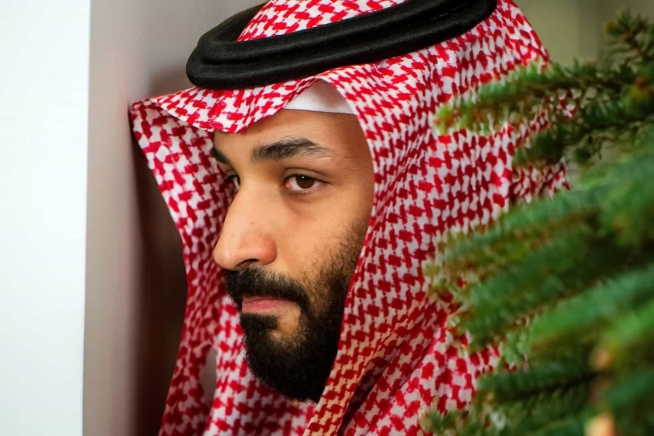 Saudi Crown Prince Mohammed bin Salman in Riyadh, March 7, 2022. Credit: Murathakan Art/Shutterstock.