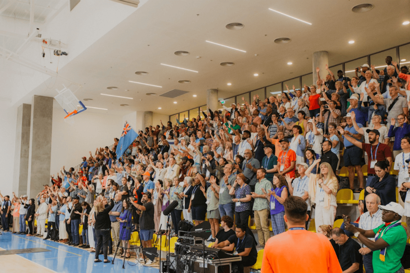 Nearly 700 Christians attending the Feast of Tabernacles sponsored by the International Christian Embassy Jerusalem held a Solidarity Gathering with Israeli communities living under constant rocket threat along the Gaza border.