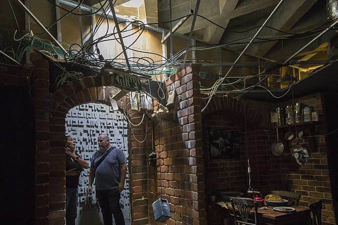 Damage to the “From Holocaust to Revival Museum” at Kibbutz Yad Mordechai in southern Israel, Oct. 24, 2023. Photo by Rina Castelnuovo.