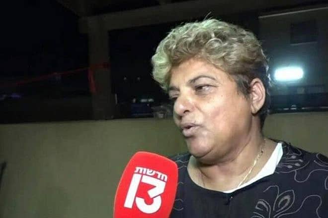 Rachel Edri and her husband David were held hostage in their home in Ofakim for 20 hours until rescued by Israeli security forces. Credit: screenshot.