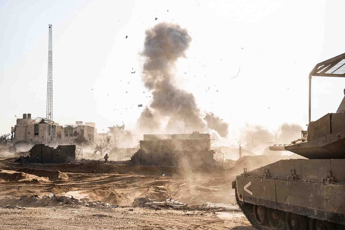 Israeli troops operating in the Gaza Strip, Nov. 15, 2023. Credit: IDF.