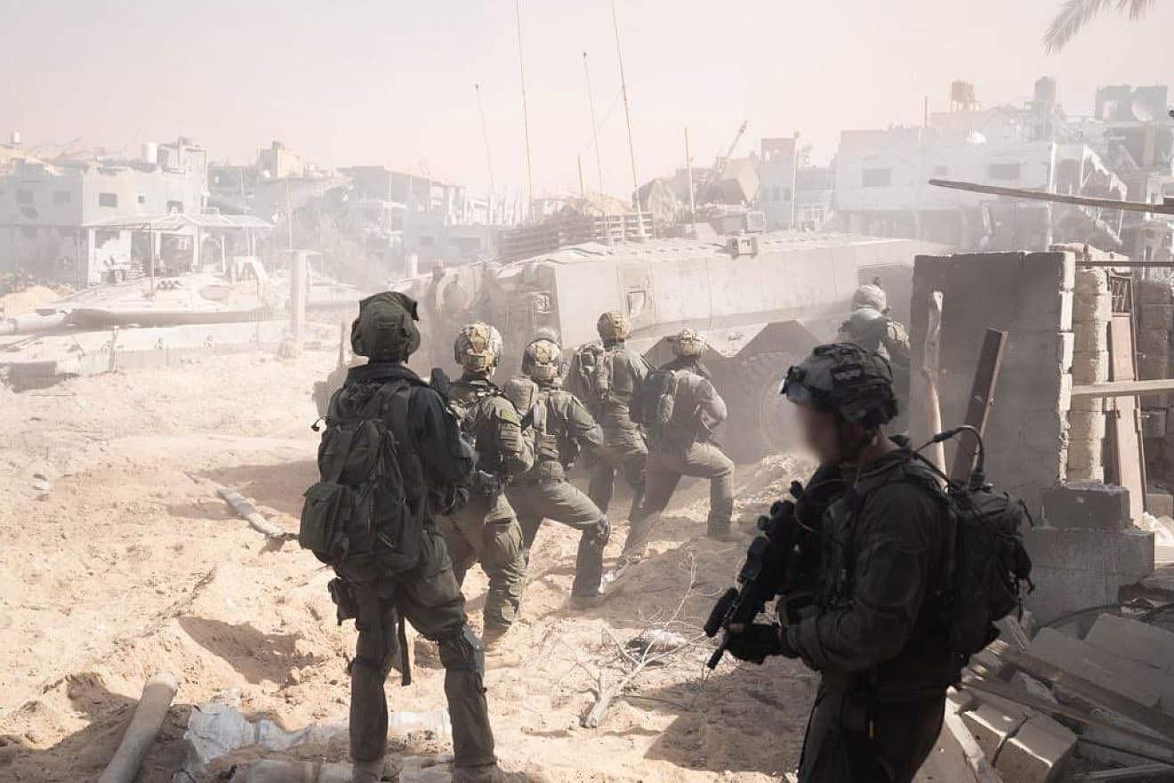 Israeli forces conducting ground operations in the Gaza Strip, Nov. 4, 2023. Credit: IDF.