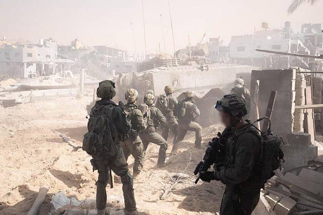 Israeli forces conducting ground operations in the Gaza Strip, Nov. 4, 2023. Credit: IDF.