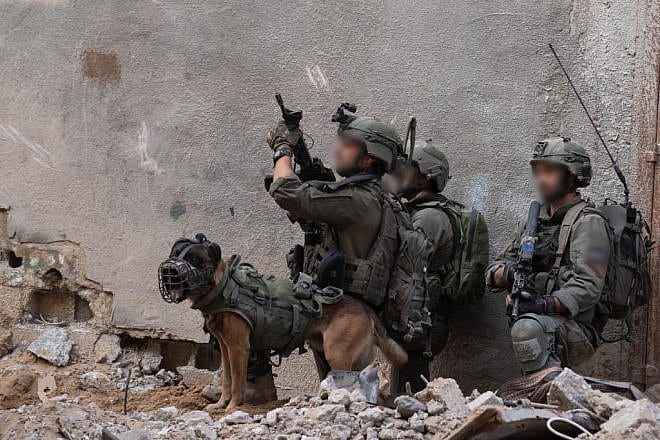 Israeli forces conducting ground operations in the Gaza Strip, Nov. 7, 2023. Credit: IDF.