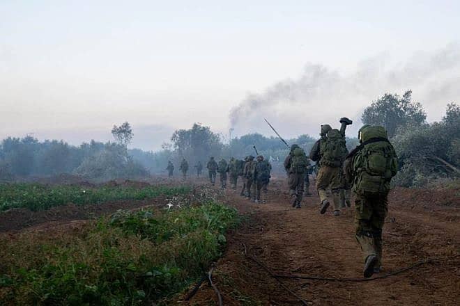 Israeli forces conducting ground operations in the Gaza Strip, Nov. 2, 2023. Credit: IDF.