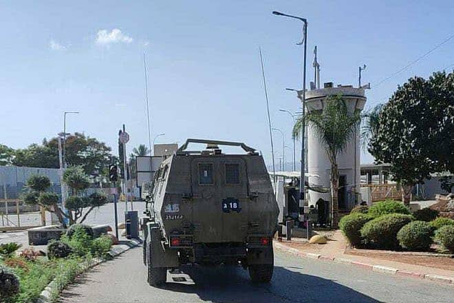 Israeli forces heading to the Jenin camp, Nov. 9, 2023. Credit: TPS.
