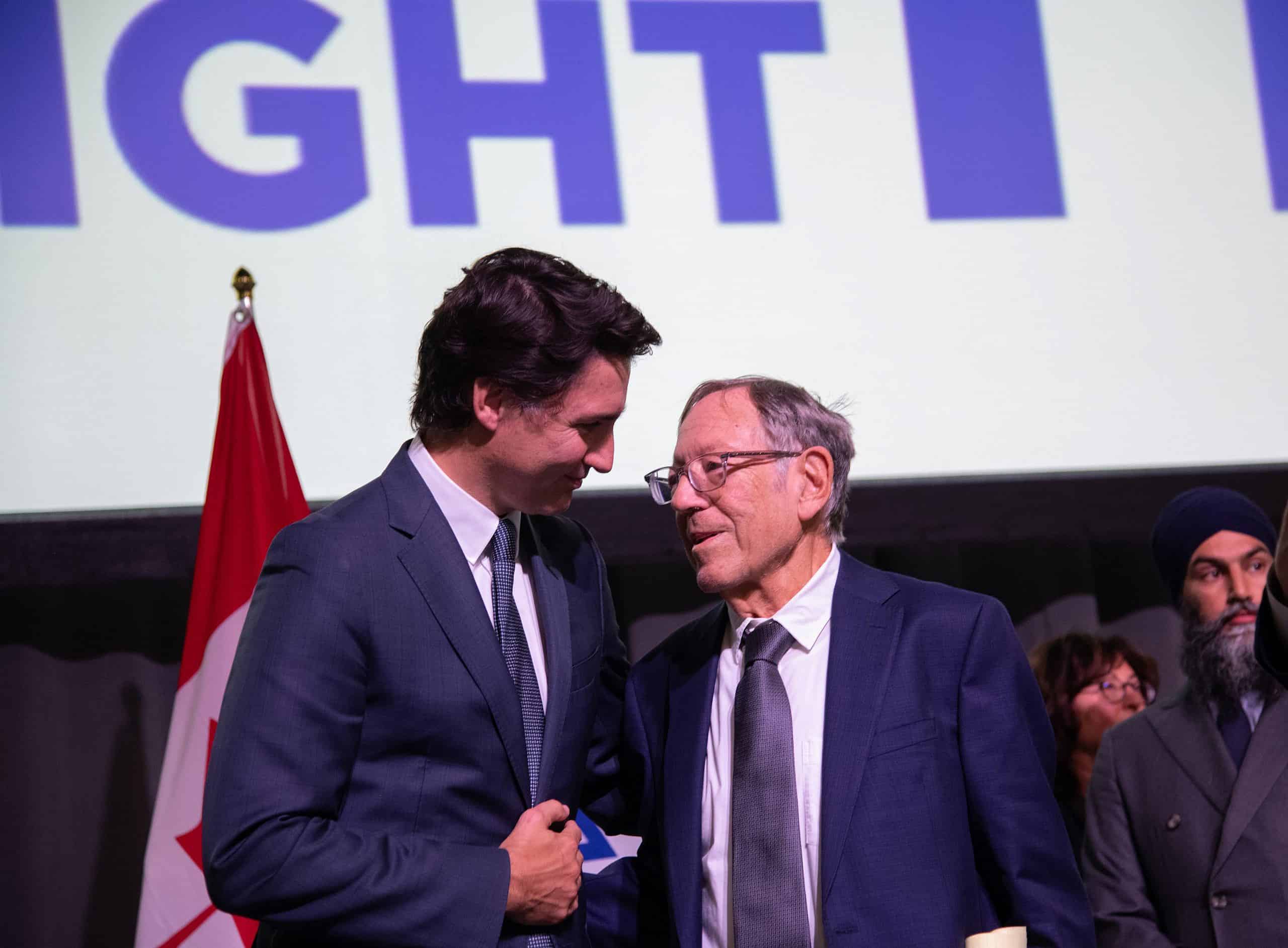 Irwin Cotler With Canadian Prime Minister Justin Trudeau