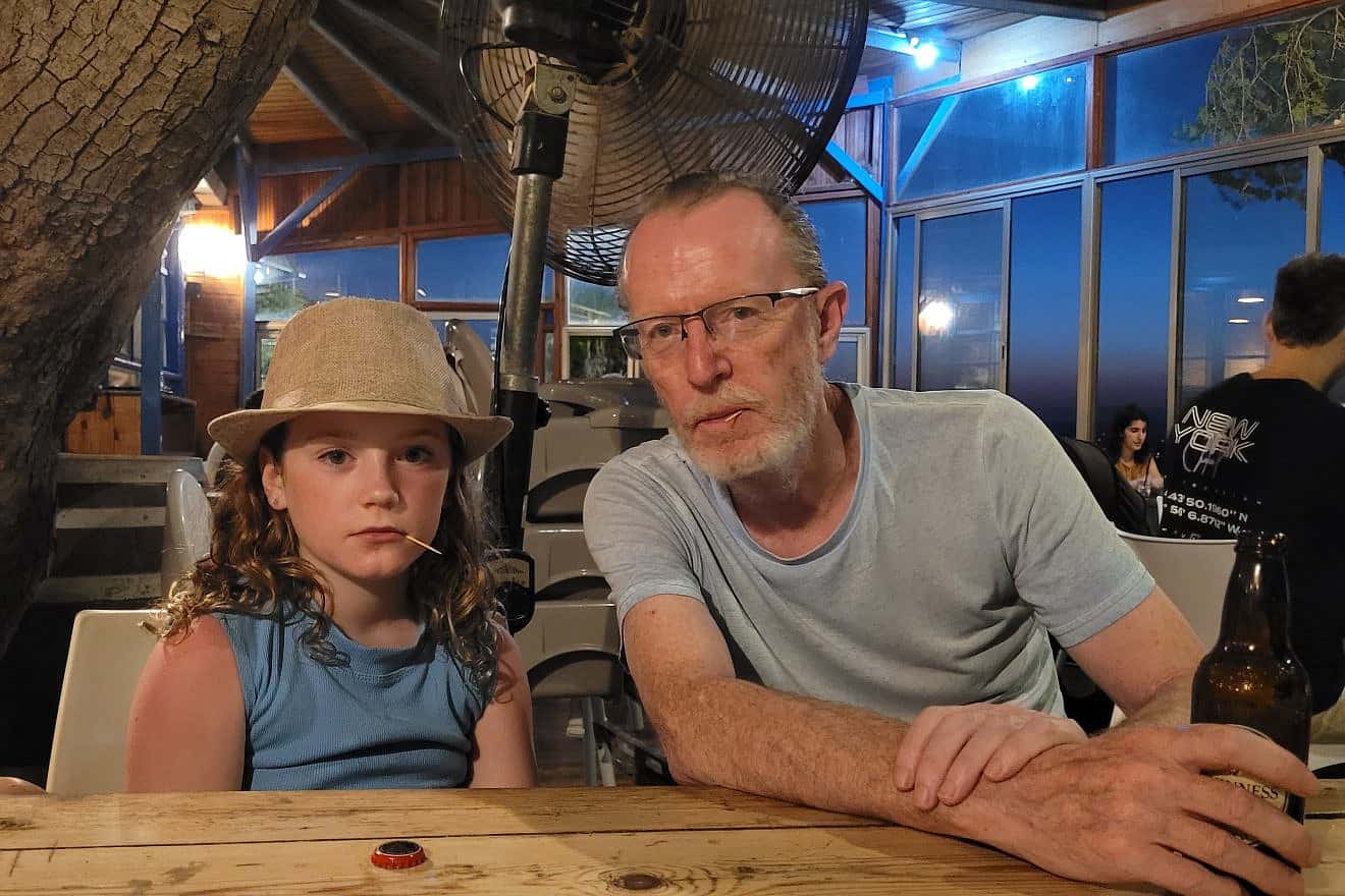 Tom Hand and his daughter Emily, who was kidnapped by Hamas on Oct. 7, 2023. Courtesy of Tom Hand.