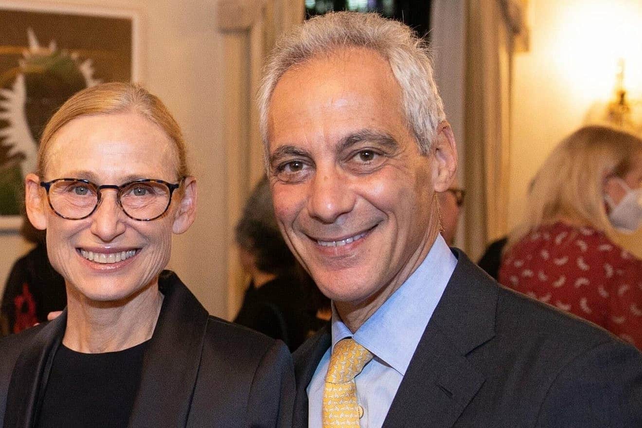 U.S. Ambassador to Japan Rahm Emanuel and his wife, Amy Rule, Nov. 8, 2022. Credit: United States Embassy in Japan/X via Wikimedia Commons.