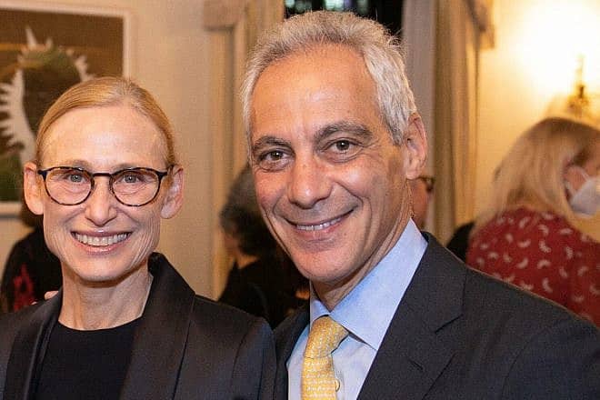 U.S. Ambassador to Japan Rahm Emanuel and his wife, Amy Rule, Nov. 8, 2022. Credit: United States Embassy in Japan/X via Wikimedia Commons.
