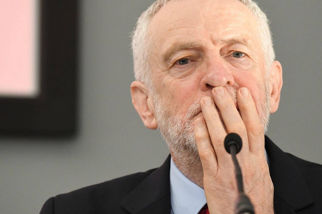 Jeremy Corbyn, then leader of the UK Labour Party in 2018. Credit: B. Lenoir/Shutterstock.