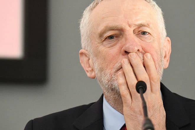 Jeremy Corbyn, then leader of the UK Labour Party in 2018. Credit: B. Lenoir/Shutterstock.