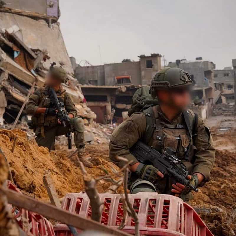 Israeli troops operating in the Hamas-ruled Gaza Strip, Dec. 24, 2023. Credit: IDF.