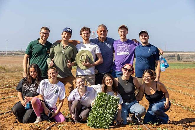 Volunteers. Credit: Masa Israel Journey.
