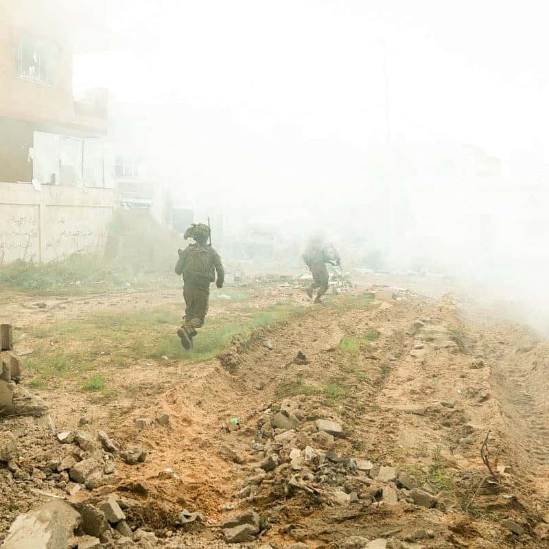 Israeli troops operating in the Hamas-ruled Gaza Strip, Dec. 24, 2023. Credit: IDF.