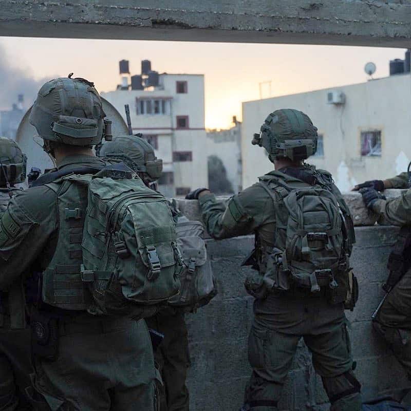 Israeli troops operating in the Hamas-ruled Gaza Strip, Dec. 25, 2023. Credit: IDF.