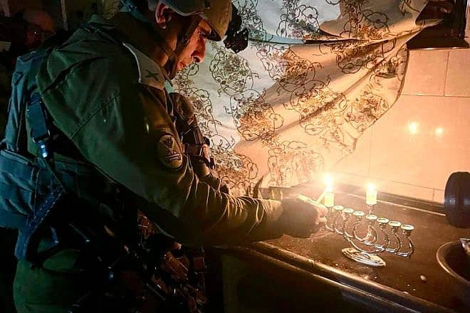 Israeli troops operating in the Hamas-ruled Gaza Strip, Dec. 8, 2023. Credit: IDF.