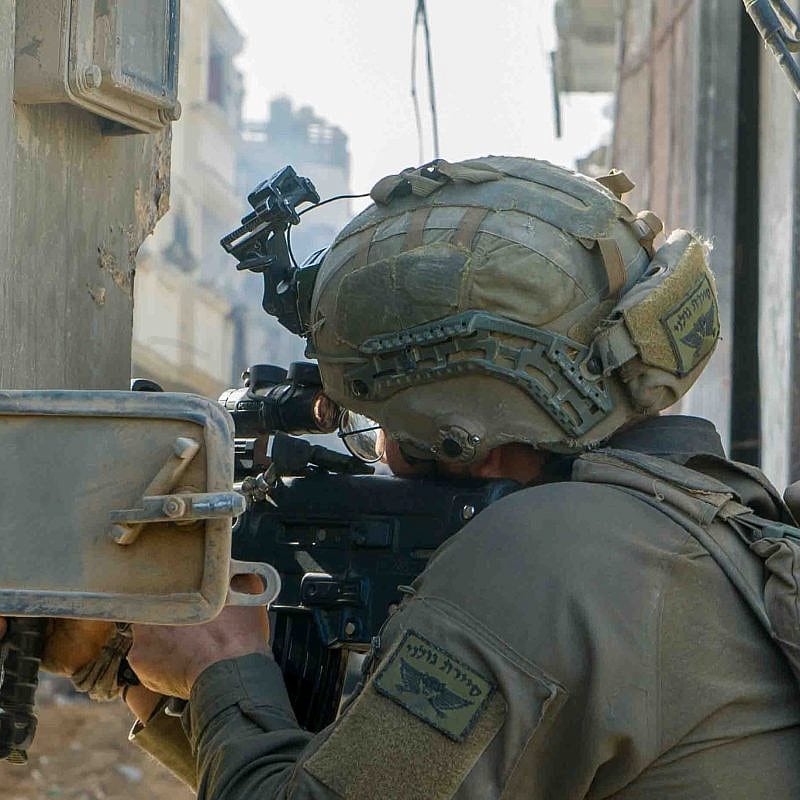 Israeli troops operating in the Hamas-ruled Gaza Strip, Dec. 11, 2023. Credit: IDF.