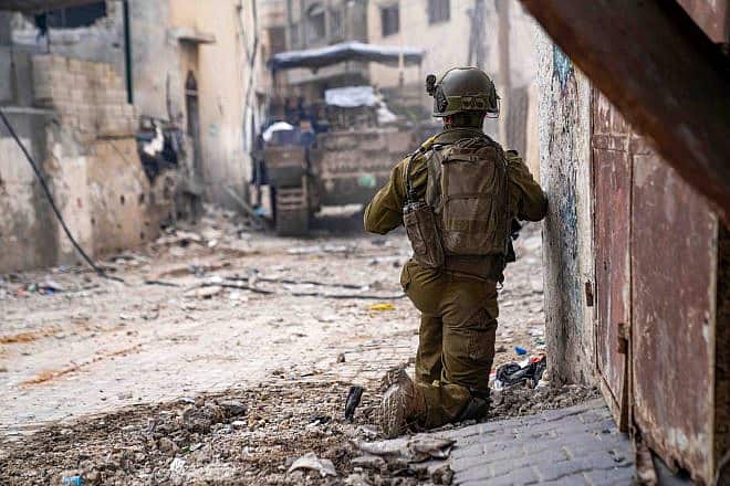 Israeli troops operating in the Hamas-ruled Gaza Strip, Dec. 11, 2023. Credit: IDF.