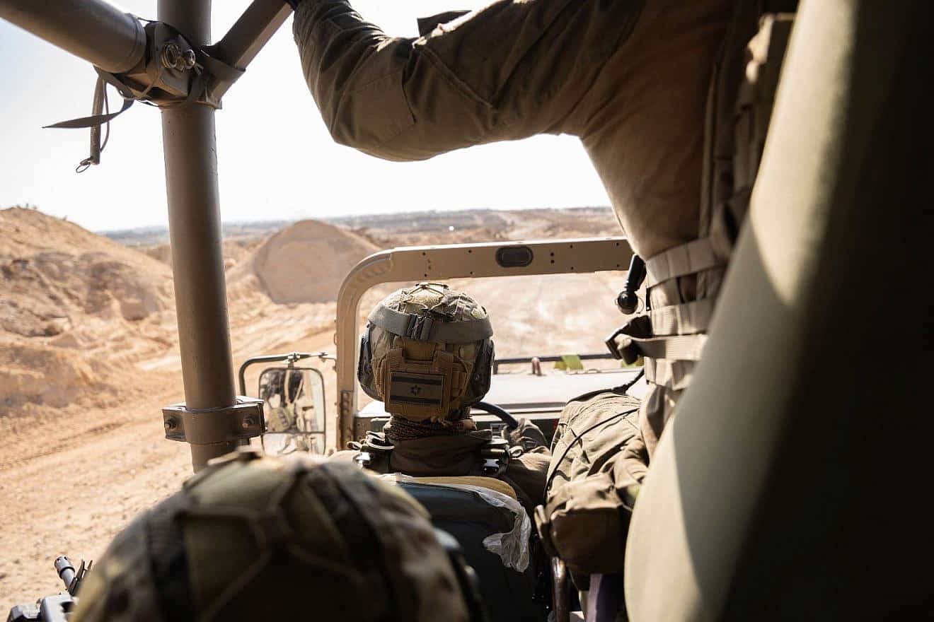 Israeli Defense Forces during a ground operation in the Gaza Strip on Dec. 3, 2023. Credit: IDF.