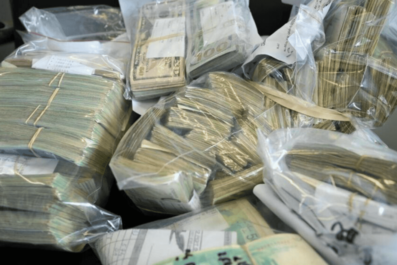 The IDF found more than $1 million in the home of a senior Hamas terrorist in Judea and Samaria in December. Credit: Israeli Defense Ministry.