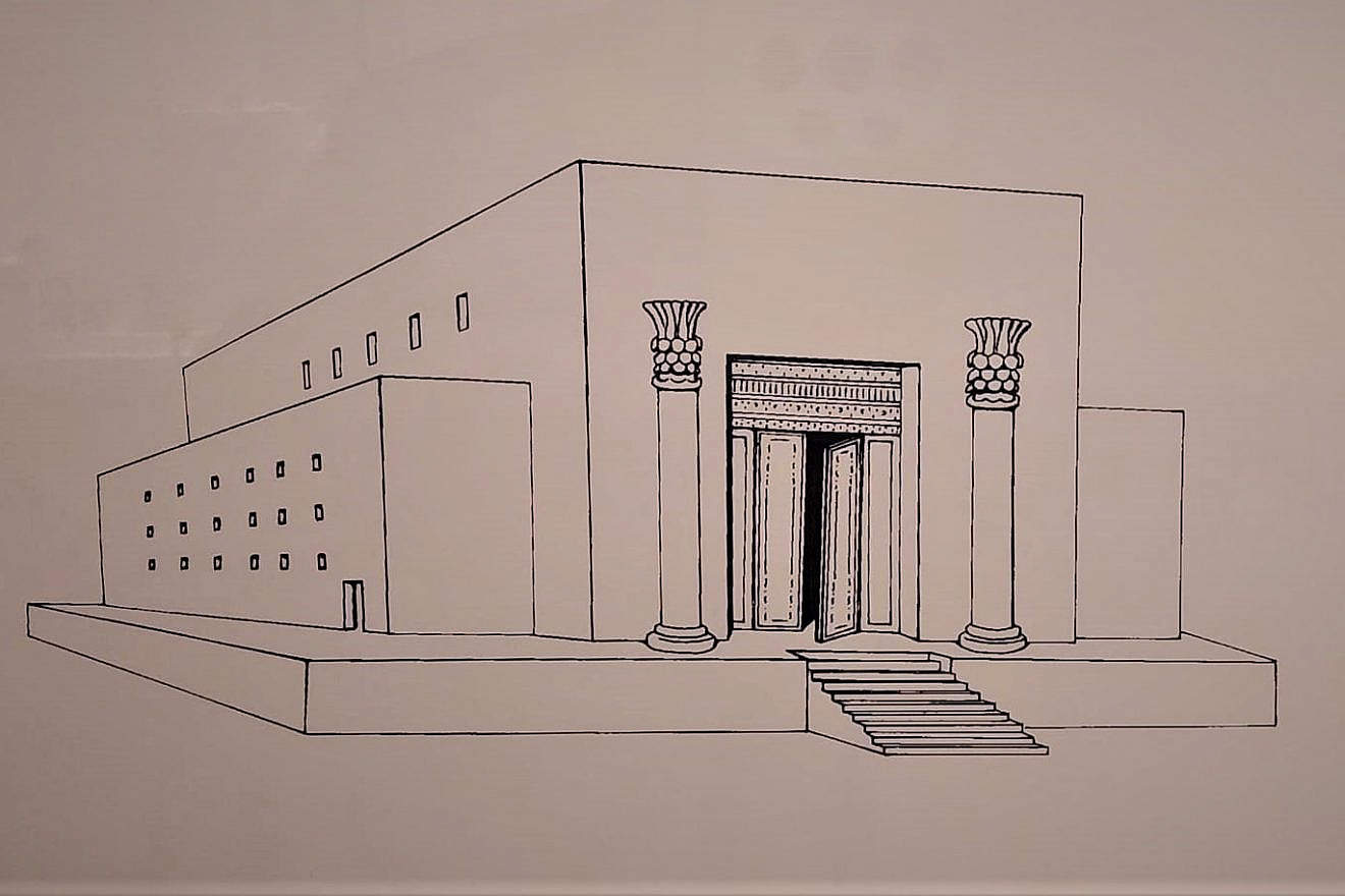An artistic depiction of the First Temple in Jerusalem. Image: Tombah/Wikimedia