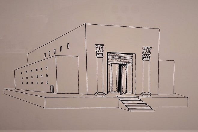 An artistic depiction of the First Temple in Jerusalem. Image: Tombah/Wikimedia