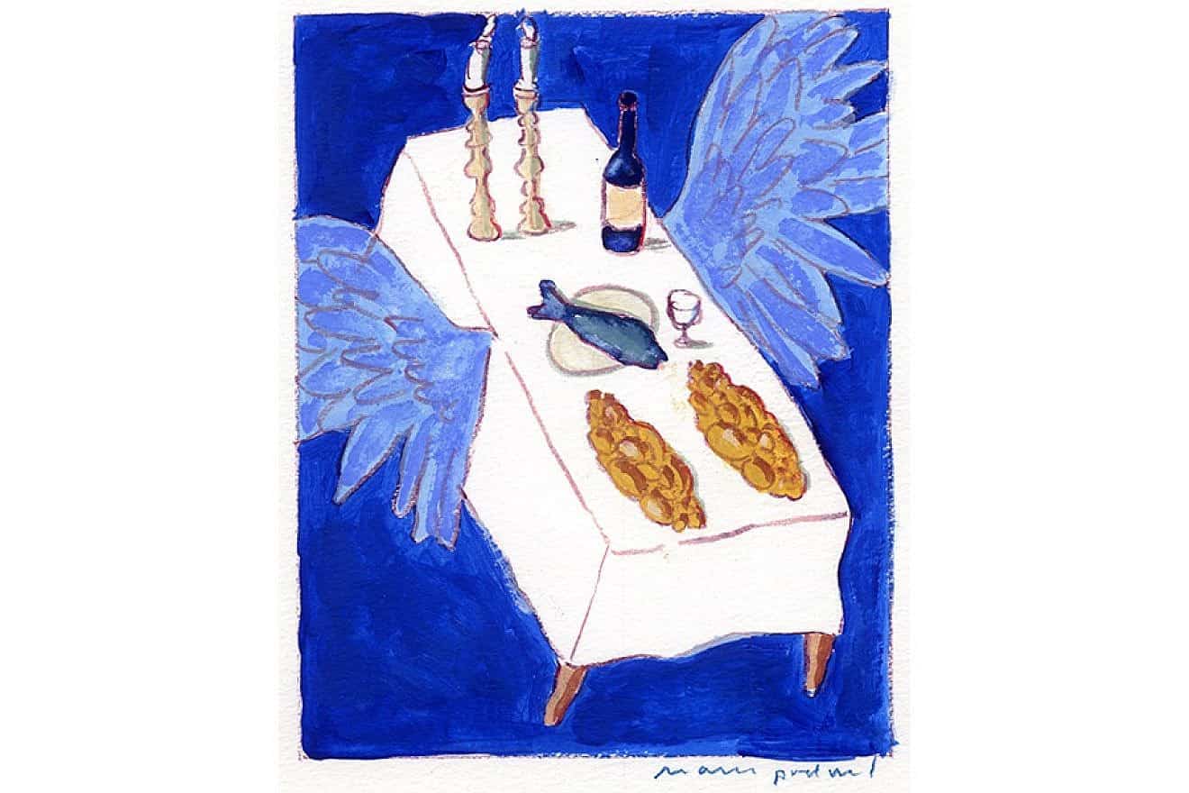 "Shabbat: A Taste of Heaven" (2002) by Mark Podwal. Credit: Mark Podwal.